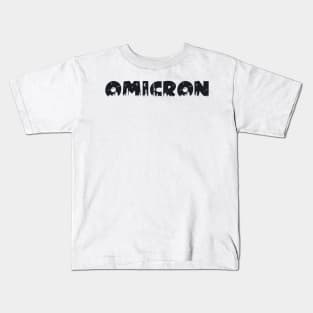 Omicron Cityscape Letters Kids T-Shirt